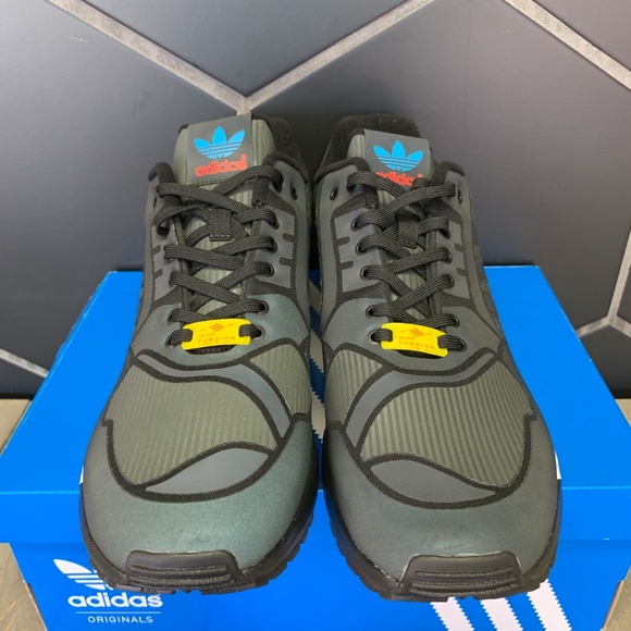 adidas zx flux all black reflective